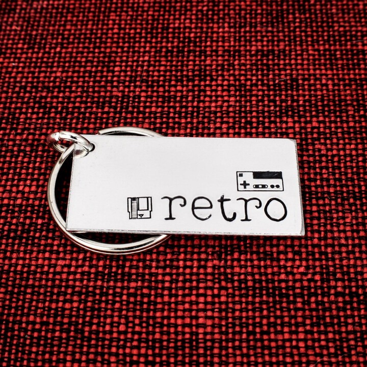 Retro Gamer Keychain