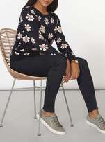 Thumbnail for your product : Navy Jacquard Floral Jumper