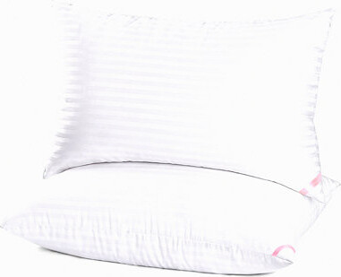 MODAIO SleepLux PlushDream Queen Pillows - 2 Pack for Side and Back Sleepers. Hotel Collection Bed Pillows for Sleeping Super Soft Down Alternative Microfib
