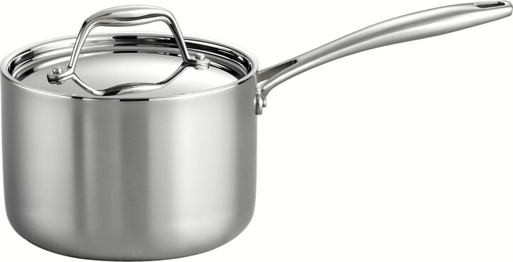Tramontina Signature 2-Quart Tri-Ply Clad Stainless Steel Sauce Pan with Lid