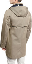 Thumbnail for your product : Loro Piana Hooded Single-Breasted Raincoat, Antelope