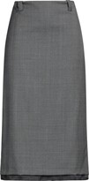 Midi Skirt Steel Grey 