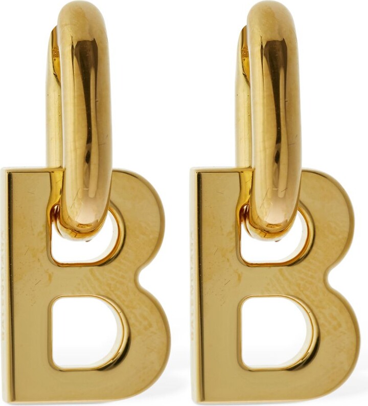 Balenciaga B Chain Xs Earrings - ShopStyle
