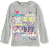 Thumbnail for your product : Children's Place My family graphic tee