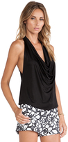Thumbnail for your product : Diane von Furstenberg Ines Cowl Neck Tank