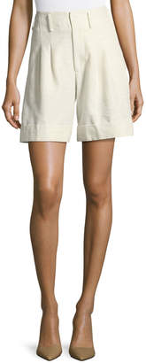 Co High-Waist Cuffed Shorts