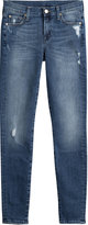 Thumbnail for your product : 7 For All Mankind Skinny Jeans with Distressed Detail