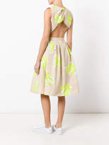 Thumbnail for your product : MSGM open back flared dress