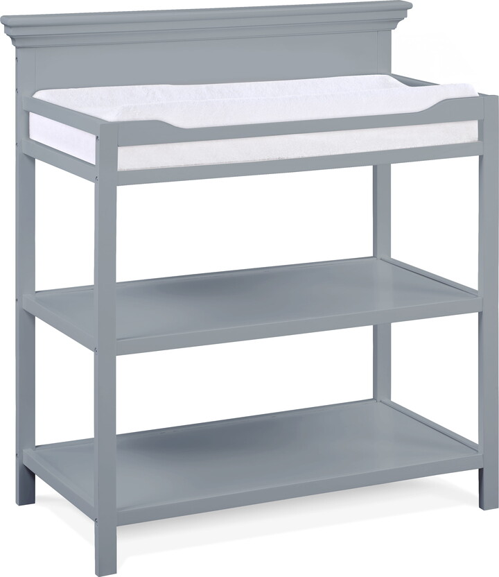 Suite Bebe Universal Changing Table with Safety Rails, Gray, Wood