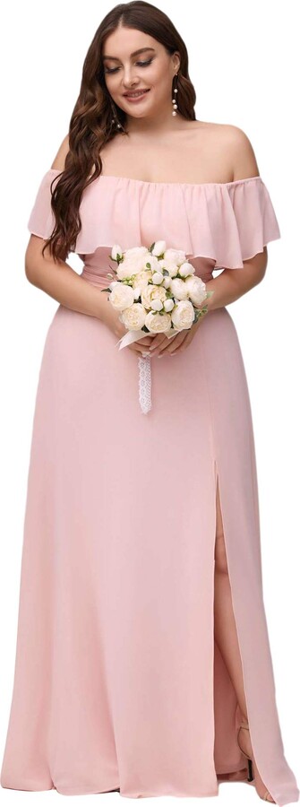 long prom dresses plus size