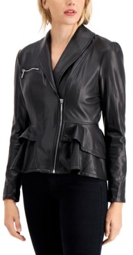 guess leather jacket