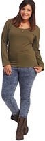 Thumbnail for your product : Wet Seal Scoop Neck Long Sleeve Top