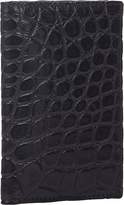 Thumbnail for your product : Barneys New York Men's Alligator Folding Card Case - Black