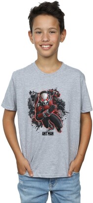 Marvel Boys Ant-Man Ants Running T-Shirt 5-6 Years Sport Grey