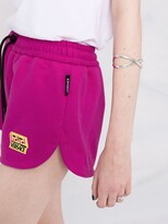 Thumbnail for your product : Versace Logo-Patch Track Shorts
