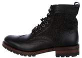 Thumbnail for your product : Frye Wingtip Shearling-Lined Boots