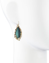 Thumbnail for your product : Alexis Bittar Teal Lucite & Crystal Lace Drop Earrings