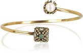 Thumbnail for your product : Alcozer & J Pyramid and Pearl Bracelet w/Gemstones