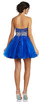 Thumbnail for your product : Jovani JVN By Strapless AB-Stone-Embellished Party Dress