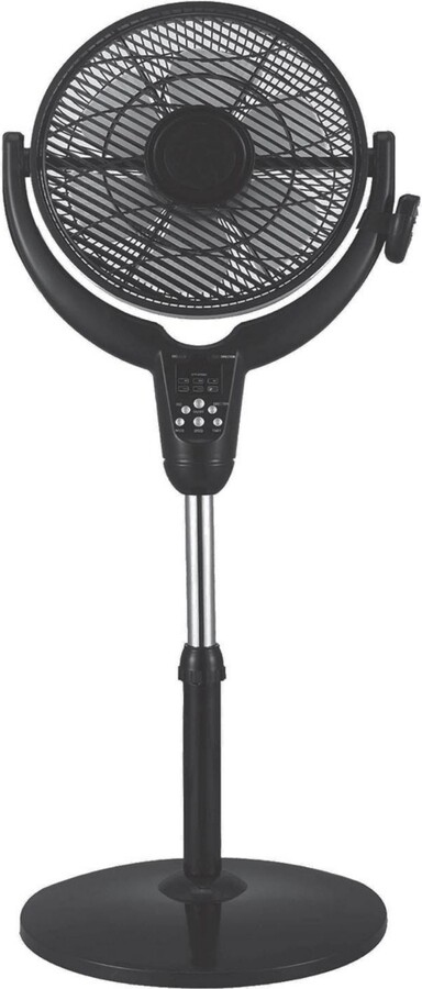 Optimus 14 Inch Louver Rotating Oscil Pedestal Air Circulator with ...