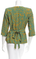 Thumbnail for your product : Dries Van Noten Cinched Printed Top w/ Tags