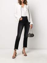 Thumbnail for your product : IRO Aley frayed-trimmed tweed jacket