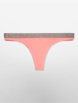 Thumbnail for your product : Calvin Klein Womens Logo Cotton  Stretch Thong Underwear