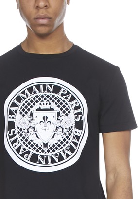 balmain coin t shirt