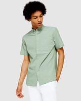 Thumbnail for your product : Topman SS Stretch Skinny Oxford Shirt