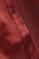 Thumbnail for your product : Co Paneled Satin And Crepe Shirt