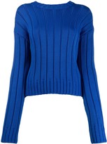 neon blue sweater