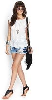 Thumbnail for your product : Forever 21 Embroidered Eyelet Blouse