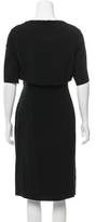 Thumbnail for your product : Valentino Cowl Neck Short Sleeve Dress w/ Tags