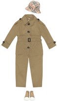 Thumbnail for your product : Burberry Children Cotton gabardine jumpsuit