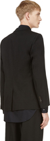 Thumbnail for your product : Ann Demeulemeester Black Collection Grise Blazer