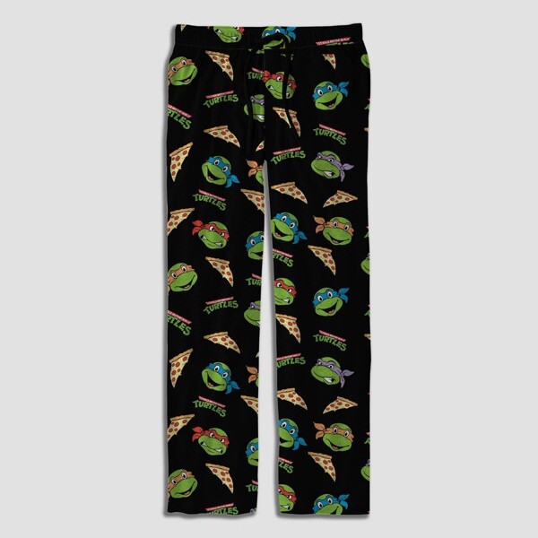 Men's Teenage Mutant Ninja Turtles ounge Pajama Pants Black ShopStyle Bottoms