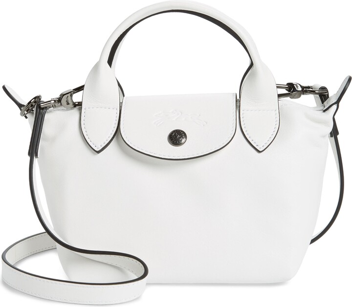 Longchamp Mini Le Pliage Cuir Leather Top Handle Bag ShopStyle