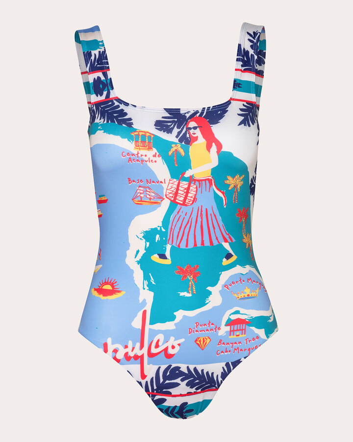 VERDELIMON Antoinette Acapulco Printed One-Piece
