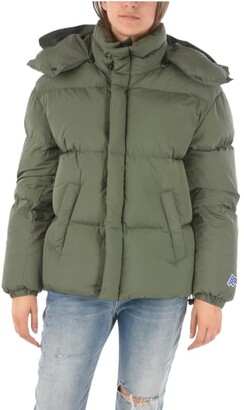 Diesel Womens Green Other Materials Down Jacket