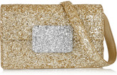 Thumbnail for your product : Saint Laurent Lulu Bunny glitter-finished leather shoulder bag