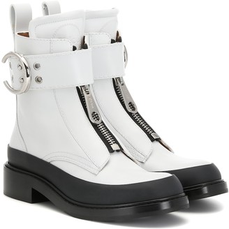 white chloe boots