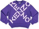 Thumbnail for your product : Kenzo Kids Kenzo Felpa Viola In Cotone