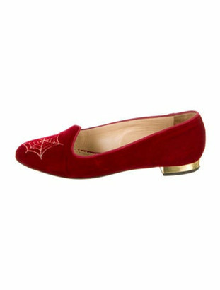 Charlotte Olympia Loafers Red