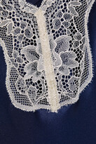 Thumbnail for your product : Cosabella Lace-trimmed Silk-satin Camisole