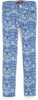 Thumbnail for your product : 7 For All Mankind Jacquard Skinny Jeans (Toddler Girls, Little Girls & Big Girls) (Online Only)
