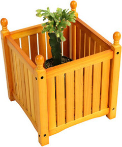 August Grove Square Planter For Outdoor Use Adds Style To Patio Or Poolside Holds All Potted Collections Made With  Ideal Poolside And Patio Fits Groupings