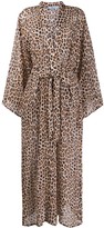 Thumbnail for your product : Blumarine Leopard Print Kimono Dress