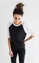 Thumbnail for your product : Ily Couture Black/Charcoal Baseball Unisex Tee