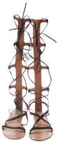 Thumbnail for your product : Valentino Leather Gladiator Sandals