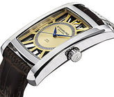 Thumbnail for your product : Stuhrling 29552 STUHRLING Stührling Mens Brown Leather Strap Spoke Watch